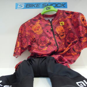 completo uomo Alé maglia Mexico e pantaloncino con bretelle